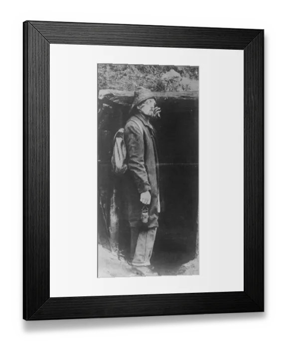 Framed Print : Ruhrs mining parson. The Rev Hans Breitung, a well known Essen clergyman, who