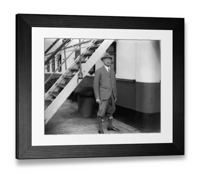 Framed Print : Professor Breasted, the celebrated Egyptologist of Chigago University, who was Framed Print : Professor Breasted, the celebrated Egyptologist of Chigago University, who was