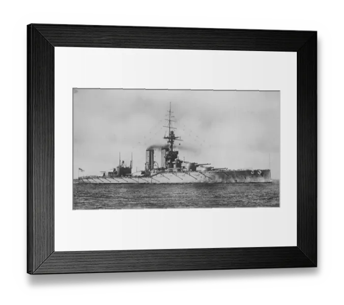 Framed Print : HMS Ajax was the last of the four ships of the King George V-class battleships to be laid down Framed Print : HMS Ajax was the last of the four ships of the King George V-class battleships to be laid down