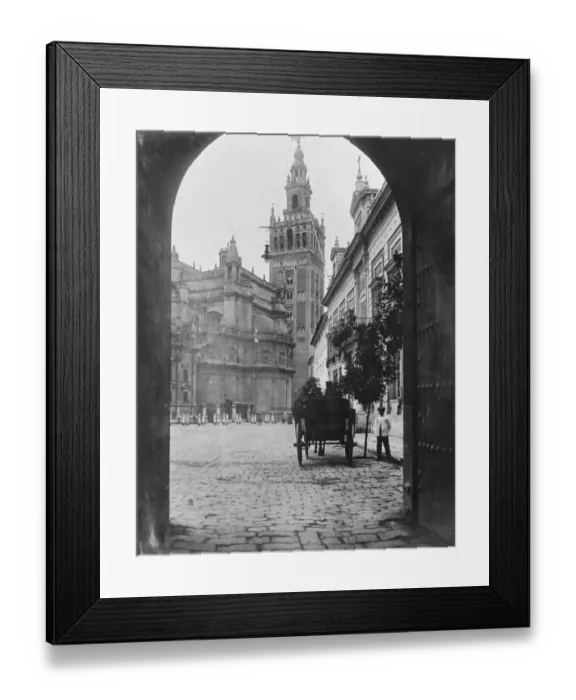 Framed Print : Prince of Wales visit to Spain. Seville Cathedral. 2 April 1927 Framed Print : Prince of Wales visit to Spain. Seville Cathedral. 2 April 1927