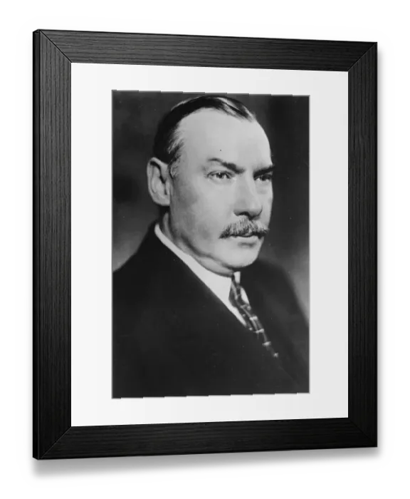 Framed Print : Lafayettes Diplomatist descendent. M de Chambrun, a direct descendent of Framed Print : Lafayettes Diplomatist descendent. M de Chambrun, a direct descendent of