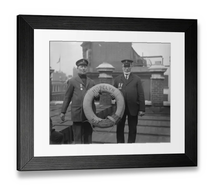 Framed Print : Honours for brave lifeboatmen. At the Annual Meeting of the Royal National Lifeboat Institution Framed Print : Honours for brave lifeboatmen. At the Annual Meeting of the Royal National Lifeboat Institution