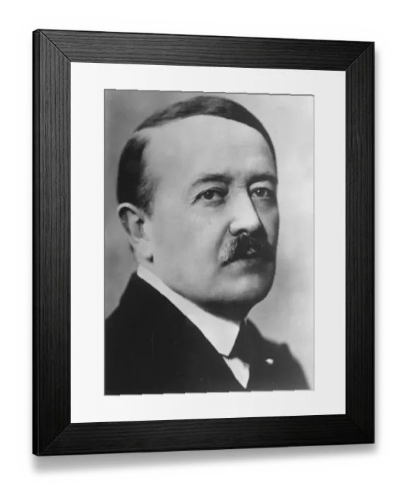 Framed Print : M Marcel Prevost, the French author and playwright. 30 October 1924