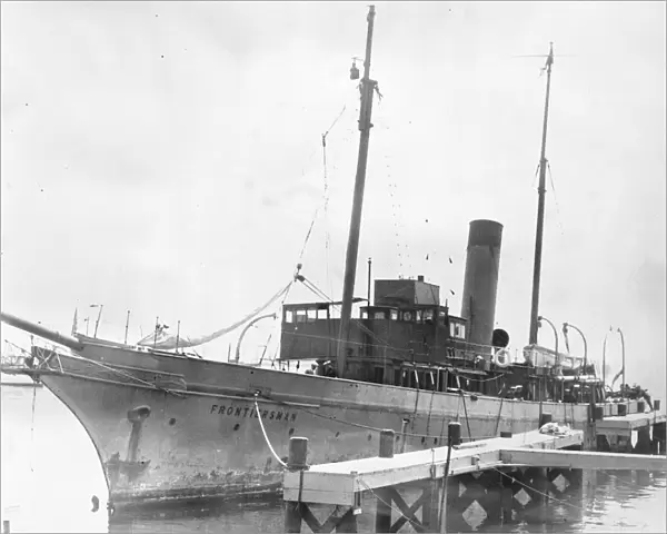 World Flight vessel seized in US The steamer Frontiersman, owned by the Legion of Frontiersmen