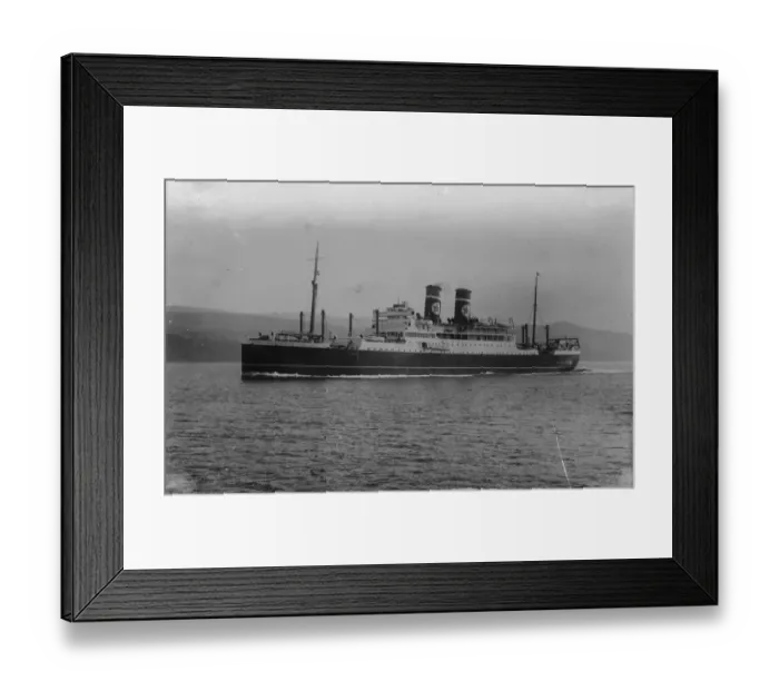 Framed Print : Avila, Blue Star Line ( 1920 ) LTD. 26 October 1927
