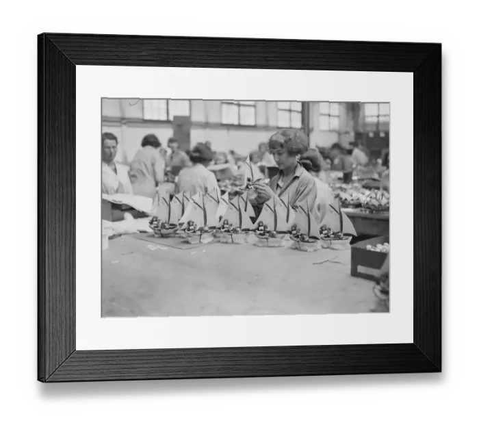 Framed Print : Easter novelties at Pascalls, Mitcham 19 February 1924 Framed Print : Easter novelties at Pascalls, Mitcham 19 February 1924