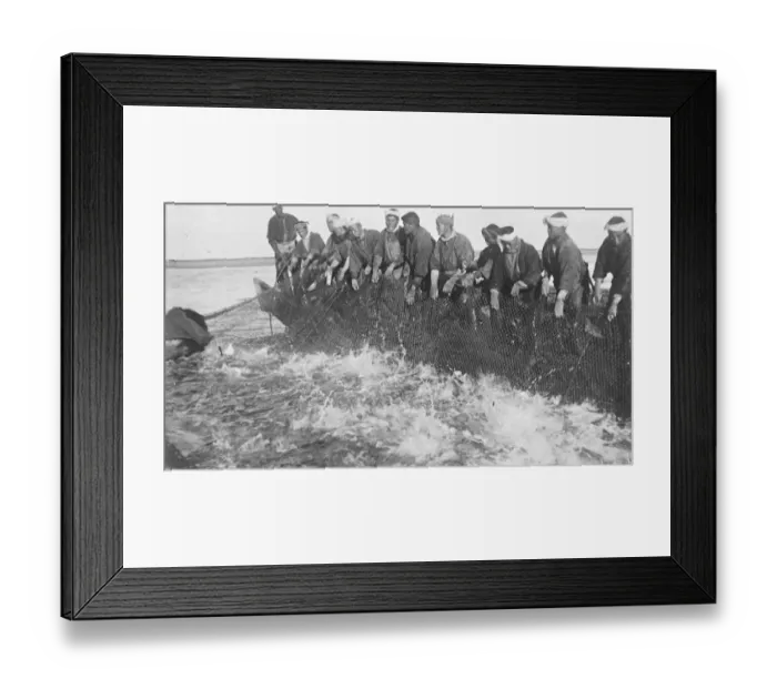 Framed Print : Salmon fisheries West Coast of Kamchatka in Russia 1920
