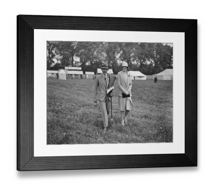 Framed Print : Wiltshire Agricultural Show at Salisbury Now Earl and Countess of Radnor 15 May 1928 Framed Print : Wiltshire Agricultural Show at Salisbury Now Earl and Countess of Radnor 15 May 1928