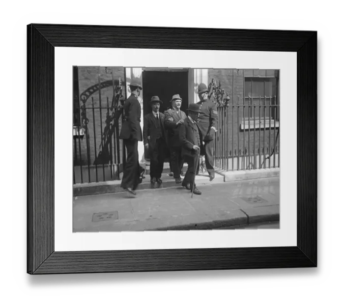 Framed Print : The blind men see the premier 1 May 1920