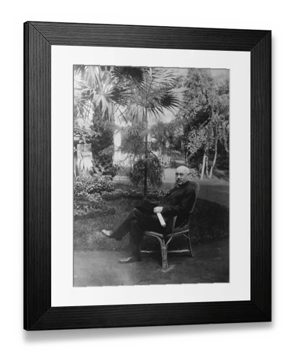Framed Print : Preaching Prohibition in the land of the pyramids Pussyfoot Johnson photographed