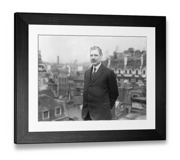 Framed Print : Mr Rose. Central News staff. 1924 Framed Print : Mr Rose. Central News staff. 1924