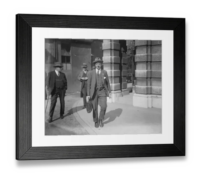 Framed Print : Deadlock over coal. Mr A J Cook, the Miners Secretary, arriving at the Ministry of Labour Framed Print : Deadlock over coal. Mr A J Cook, the Miners Secretary, arriving at the Ministry of Labour