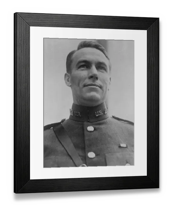 Framed Print : Military Attache to the Prince of Wales in America. Major Oscar Solbert, who has Framed Print : Military Attache to the Prince of Wales in America. Major Oscar Solbert, who has