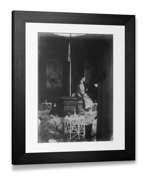 Framed Print : Coronation of the King of Siam at Bangkok. The King on the Octagonal throne. 29 Framed Print : Coronation of the King of Siam at Bangkok. The King on the Octagonal throne. 29
