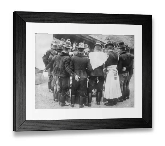 Framed Print : Mesokovesd, Hungary. Between dances the young men join in a circle and sing. 26 Framed Print : Mesokovesd, Hungary. Between dances the young men join in a circle and sing. 26