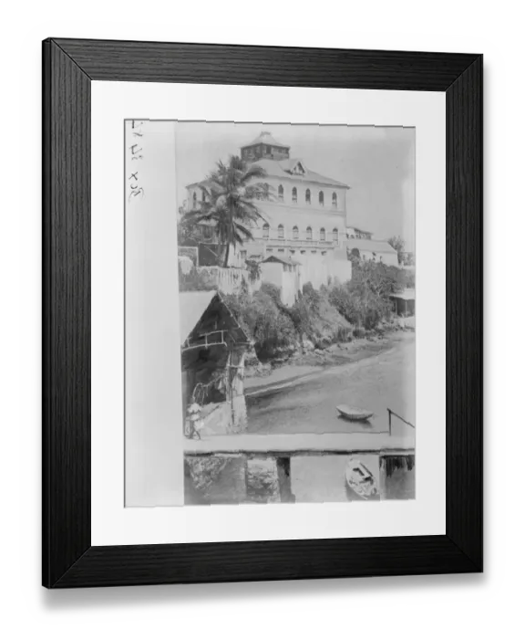 Framed Print : Now being visited by the Duke and Duchess of York. Mombasa, the landing place Framed Print : Now being visited by the Duke and Duchess of York. Mombasa, the landing place