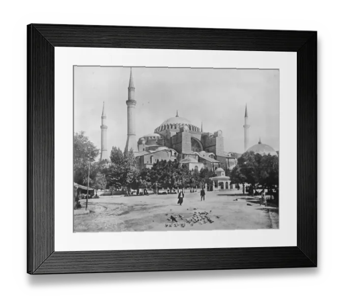 Framed Print : The mosque of St Sophia, Constantinople 1925 Framed Print : The mosque of St Sophia, Constantinople 1925