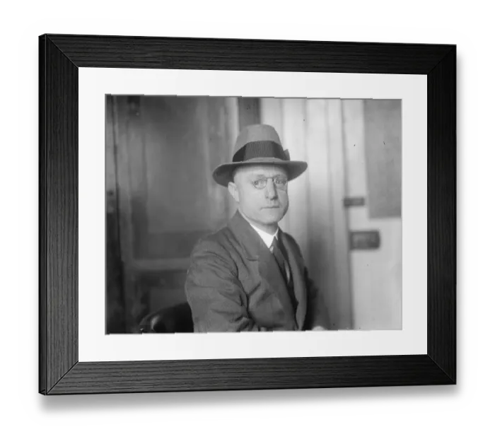Framed Print : Mr Gallagher, Central News staff reporter 1926 Framed Print : Mr Gallagher, Central News staff reporter 1926