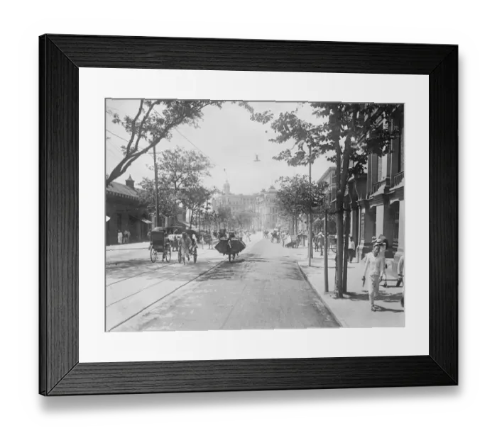 Framed Print : Shanghai. A view of the Bund. 17 June 1925 Framed Print : Shanghai. A view of the Bund. 17 June 1925