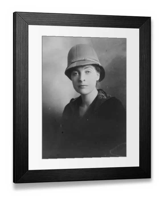Framed Print : Mystery Woman War Correspondent Fraulein Thea Von Puttkamer, the famous woman Framed Print : Mystery Woman War Correspondent Fraulein Thea Von Puttkamer, the famous woman