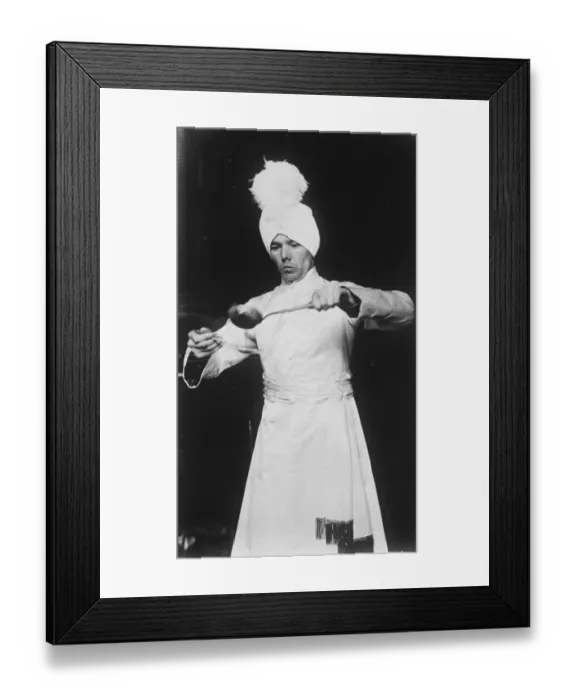 Framed Print : Fakirs formidable feat. The Fakir, Ran el Geny, engaged in the formidable Framed Print : Fakirs formidable feat. The Fakir, Ran el Geny, engaged in the formidable