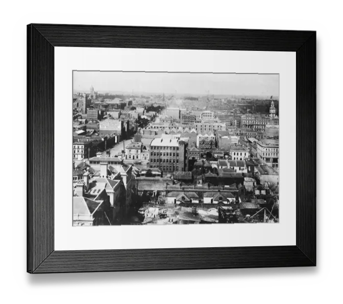 Framed Print : Melbourne, Australia 26 March 1920