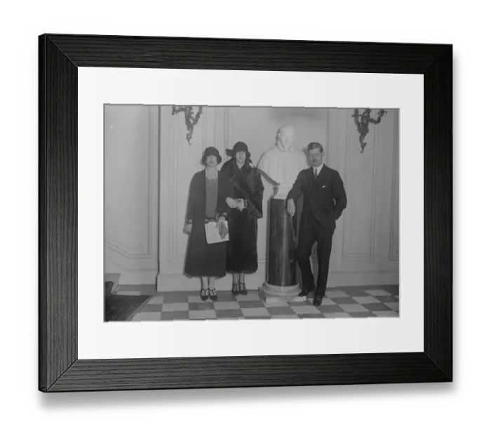 Framed Print : Crown Prince and Princess of Romania in London The Crown Prince and the Crown Princess