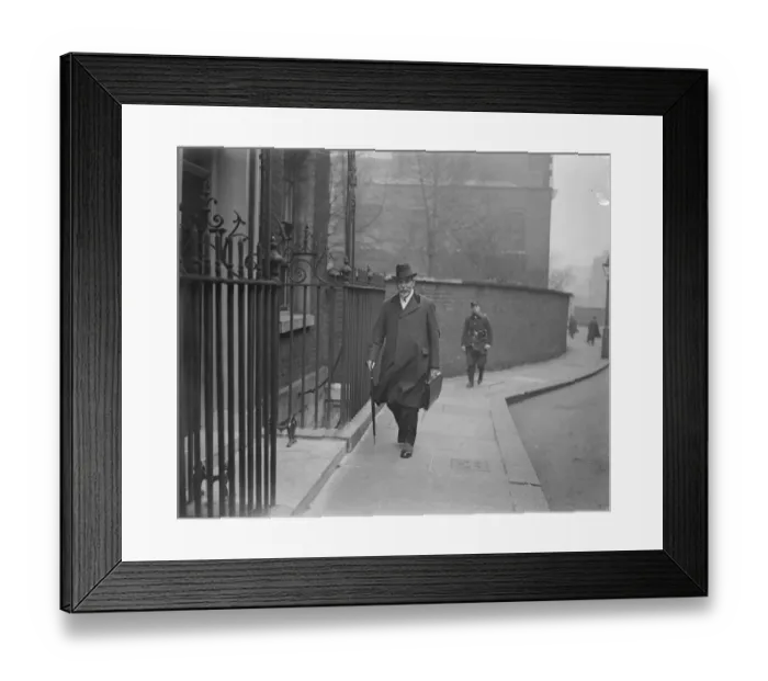 Framed Print : The Premier and the engineering dispute. The Prime Minister had a second conference