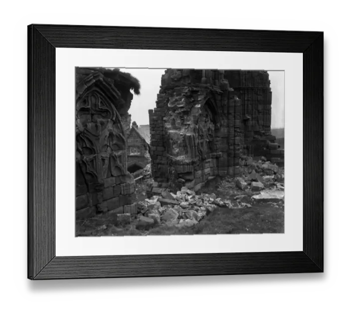 Framed Print : Whitby Abbey ruins, north Yorkshire. 1920 Framed Print : Whitby Abbey ruins, north Yorkshire. 1920