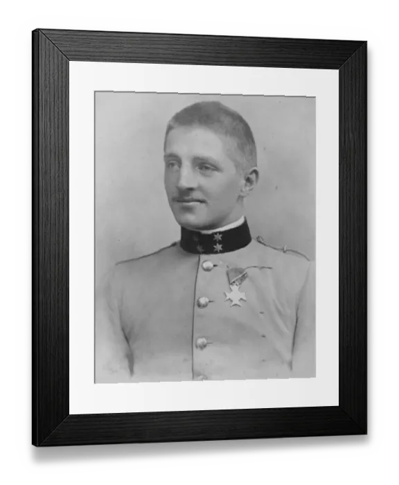 Framed Print : Cut out by the Ex Kaiser The youthful Prince of Schonaich, who it is reported Framed Print : Cut out by the Ex Kaiser The youthful Prince of Schonaich, who it is reported