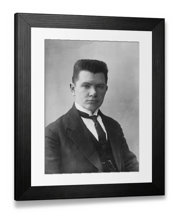 Framed Print : Lithuanian portraits. Professor A Voldemaras, Lithuanian Prime Minister and Minister