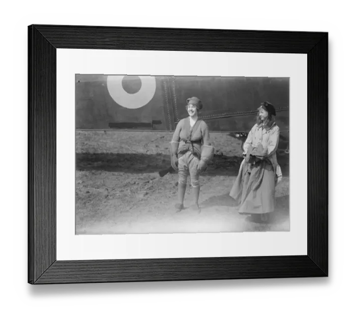 Framed Print : Miss Sylvia Boyden, Parachutist 1920 Framed Print : Miss Sylvia Boyden, Parachutist 1920