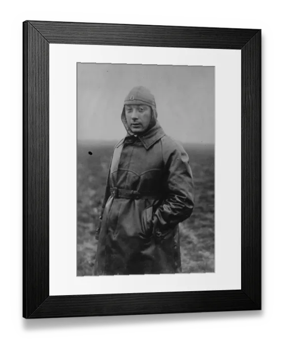 Framed Print : Captain Georges Pelletier d Oisy. French aviator and World War I flying ace. 1