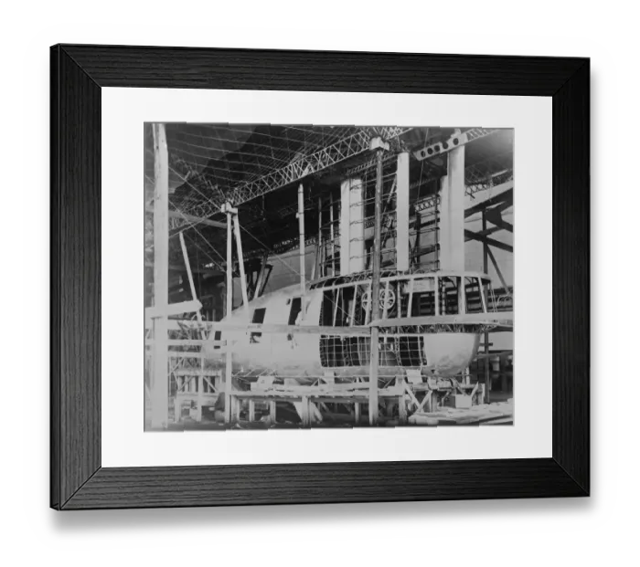 Framed Print : Great American airship about to make its trial flight. The great American airship ZR1 Framed Print : Great American airship about to make its trial flight. The great American airship ZR1