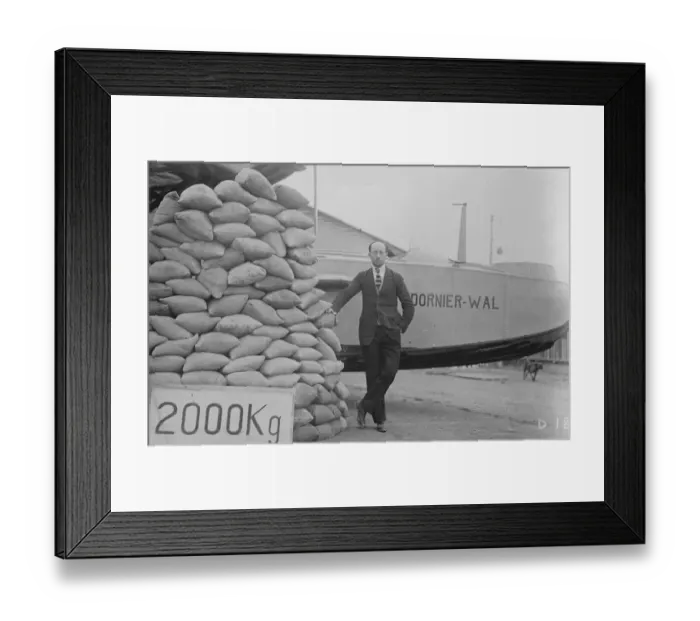 Framed Print : New hydroplane air service A regular hydroplane service is to be maintained between Rome Framed Print : New hydroplane air service A regular hydroplane service is to be maintained between Rome