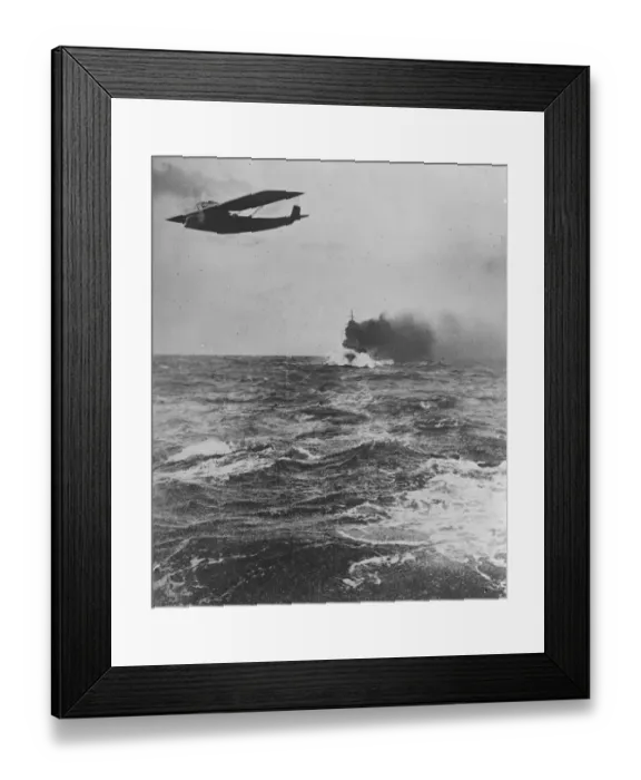 Framed Print : British engined flying boat flies across Atlantic. An interesting picture of the Plus Ultra Framed Print : British engined flying boat flies across Atlantic. An interesting picture of the Plus Ultra