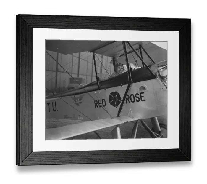 Framed Print : Captain Lancaster and Mrs Miller start on flight to Australia. Captain Lancaster Framed Print : Captain Lancaster and Mrs Miller start on flight to Australia. Captain Lancaster