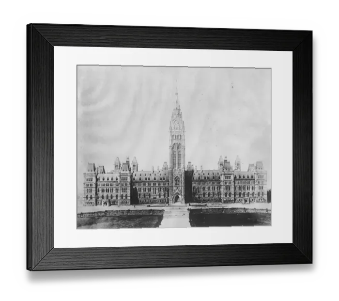 Framed Print : Canadian House of Parliament, Ottawa. 1921 Framed Print : Canadian House of Parliament, Ottawa. 1921