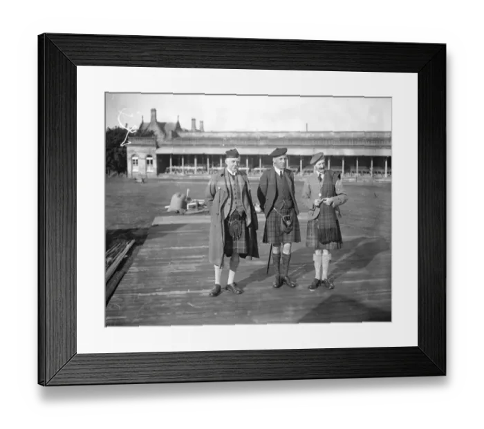Framed Print : At the Highland Gathering at Inverness, Scotland; Mrs Macdonald, Mr Archibald Campbell Framed Print : At the Highland Gathering at Inverness, Scotland; Mrs Macdonald, Mr Archibald Campbell