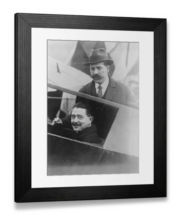 Framed Print : Record Engineless Flight The aviator Maneyrol who has just beaten the Worlds record Framed Print : Record Engineless Flight The aviator Maneyrol who has just beaten the Worlds record
