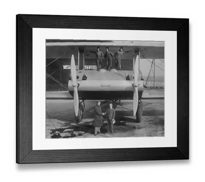 Framed Print : Worlds largest commercial aeroplane with a palatial office. Built by Remington Framed Print : Worlds largest commercial aeroplane with a palatial office. Built by Remington