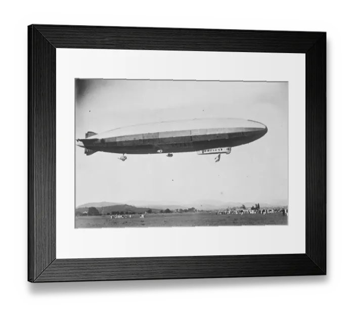 Framed Print : Two Italian dirigibles complete cruise to France and Southern spain The Esperia Framed Print : Two Italian dirigibles complete cruise to France and Southern spain The Esperia