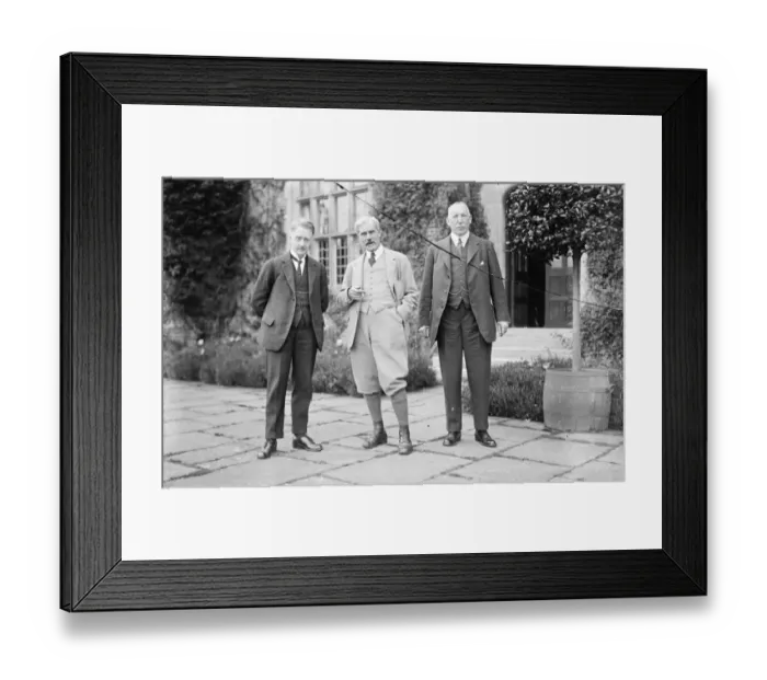 Framed Print : Irish Chiefs at Chequers Mr Cosgrove, President of the Irish Free State, and Sir James Craig Framed Print : Irish Chiefs at Chequers Mr Cosgrove, President of the Irish Free State, and Sir James Craig
