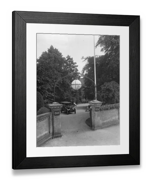 Framed Print : The entrance to Oakhill. 1928 Framed Print : The entrance to Oakhill. 1928