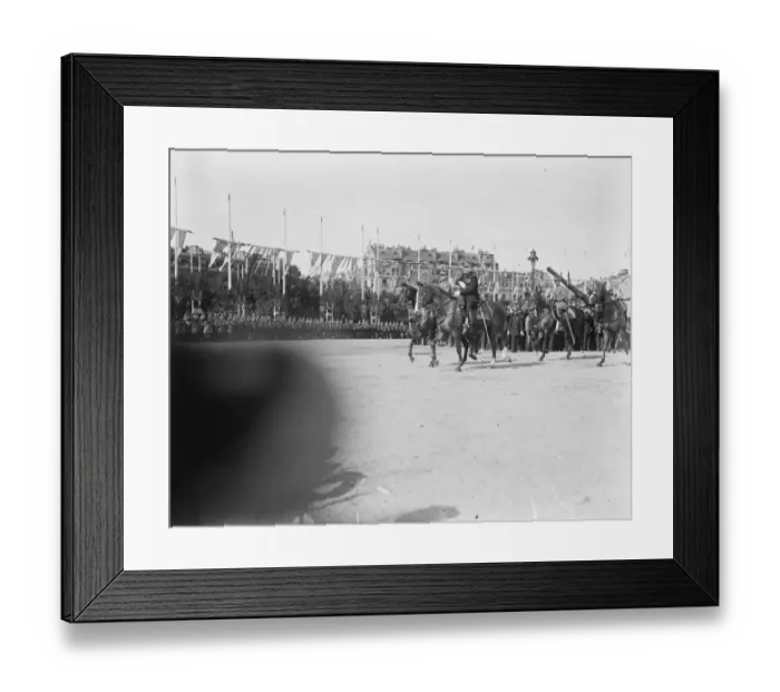 Framed Print : Paris Victory March Marshals Foch and Joffre heading the procession 14 July 1919 Framed Print : Paris Victory March Marshals Foch and Joffre heading the procession 14 July 1919