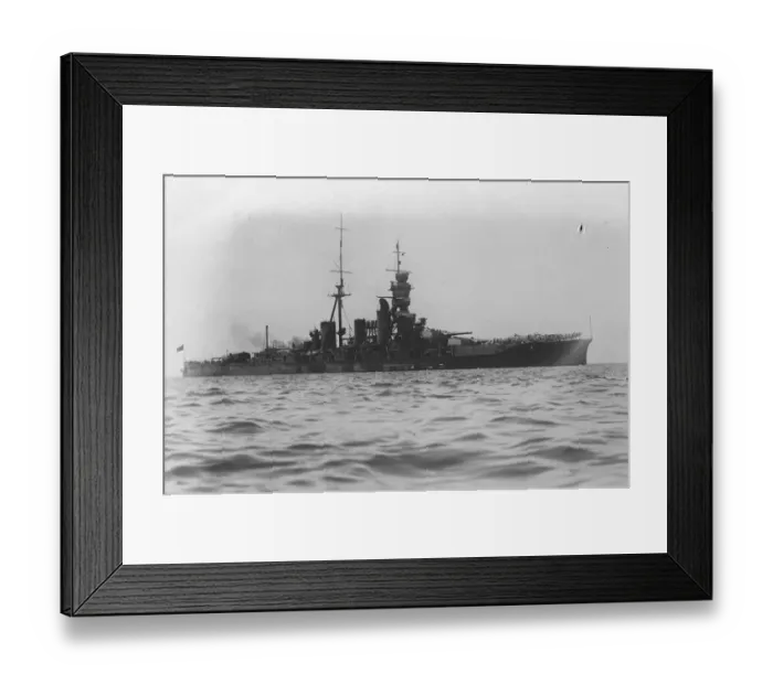 Framed Print : Japanese Battleship. Kongo after refit. Battle cruiser, the last Japanese Framed Print : Japanese Battleship. Kongo after refit. Battle cruiser, the last Japanese