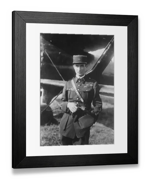 Framed Print : De Vitrolles. French aviator. 1927 Framed Print : De Vitrolles. French aviator. 1927