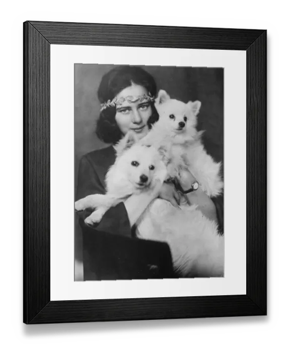 Framed Print : Royal Pantomine Artiste Princess Iieana of Romania in the principal part of a pantomine Framed Print : Royal Pantomine Artiste Princess Iieana of Romania in the principal part of a pantomine