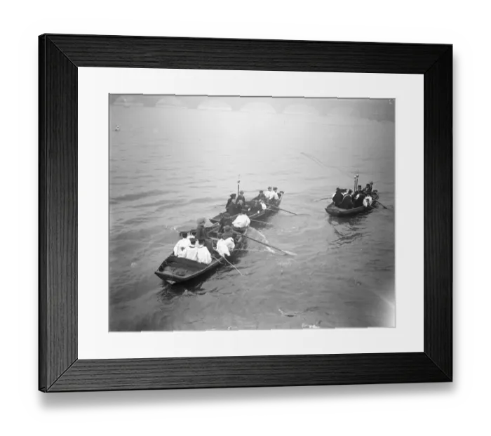 Framed Print : Beating The Bounds On the Water The ancient ceremony of beating the bounds of Framed Print : Beating The Bounds On the Water The ancient ceremony of beating the bounds of