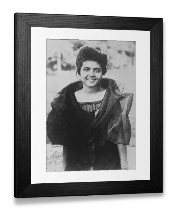 Framed Print : A rebel Princess. Princess Tarhata, who is believed to have led the rebellious